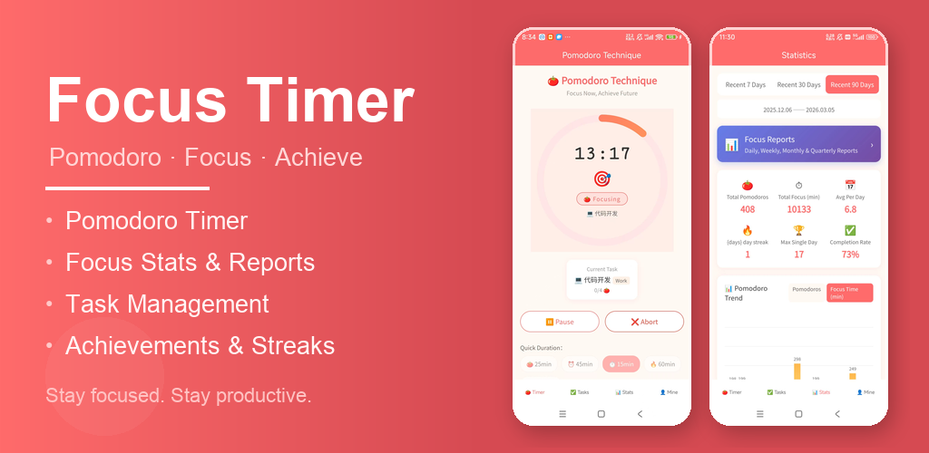 Focus Timer Features Overview